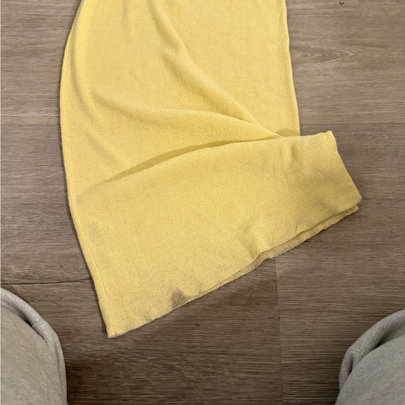 Meshki Elora strapless knit maxi dress lemon - Picture 7 of 7